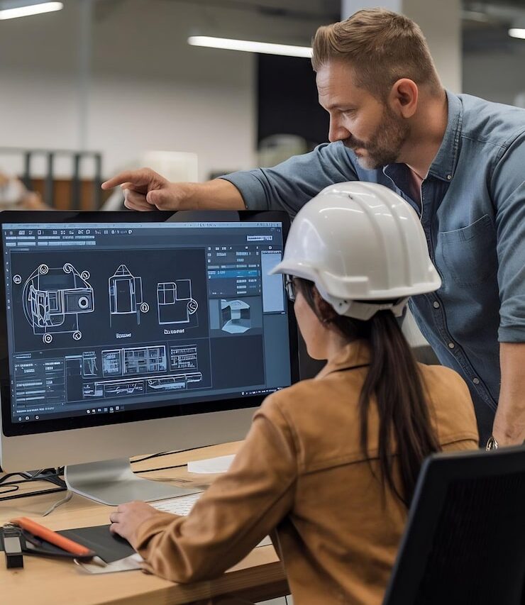 engineer-working-desktop-computer-screen-showing-cad-software-with-technical-blueprints-her-ma_1313853-83554 engineer-working-desktop-computer-screen-showing-cad-software-with-technical-blueprints-her-ma_1313853-83554