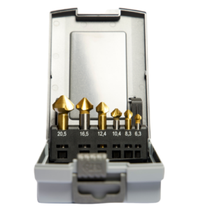 PrecisionCarb DIN 335 C, 90° Countersink – 6 Piece Set – CR3